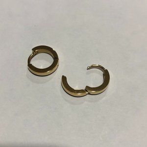 Gold Clicker Hoops